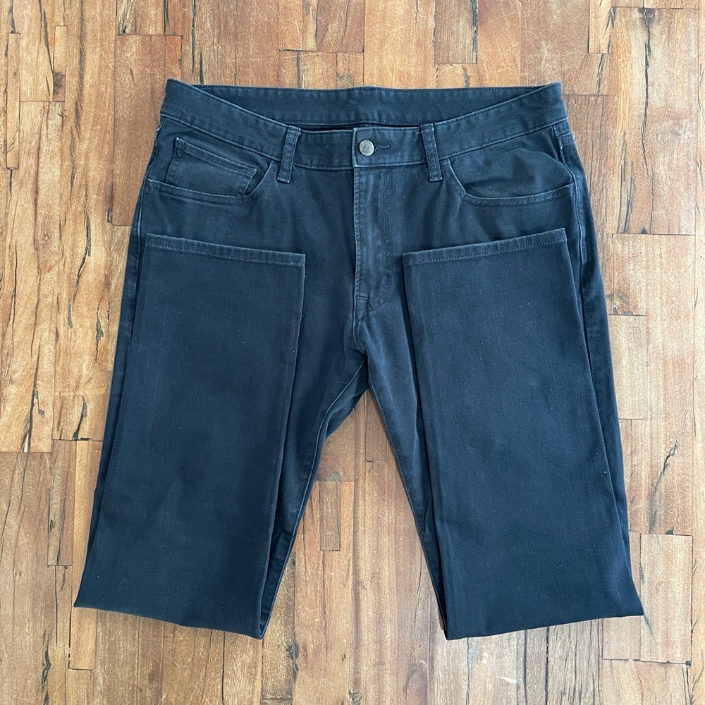 Uniqlo Men's Dark Blue Ultra Stretch Color Jeans